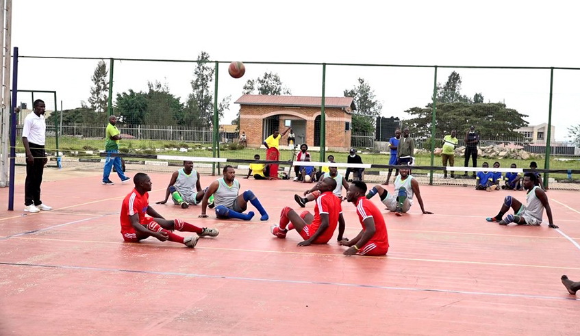 Rulindo Sit-ball Team . / Photo by Peter Kamasa