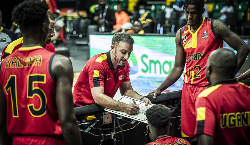 Silverbacks, the Uganda national basketball team during the BAL tournament that was held at the Kigali Arena. / File