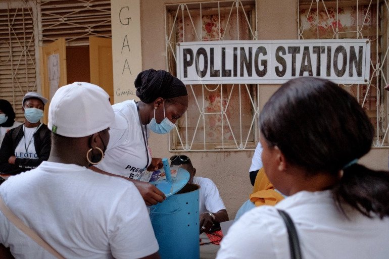 Nearly one million people out of a 2.5 million population are registered to vote. 