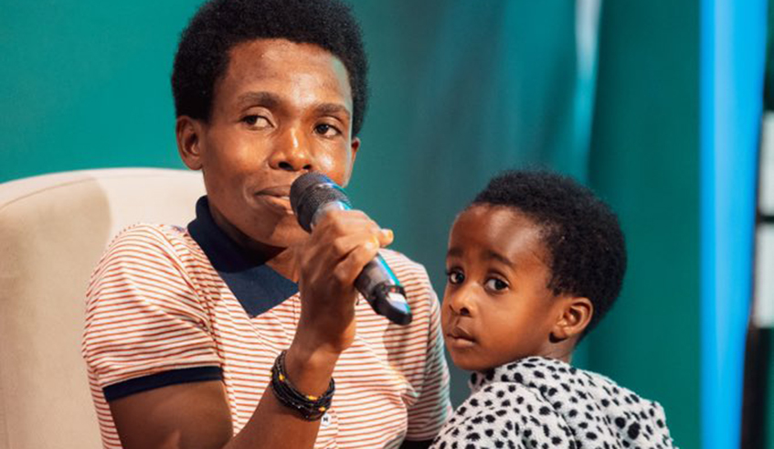 Rose Mukarusagara and her daughter are some of the beneficiaries of the initiative that fights against malnutrition that Meghan Nimwiza  has worked with. Photos/Net