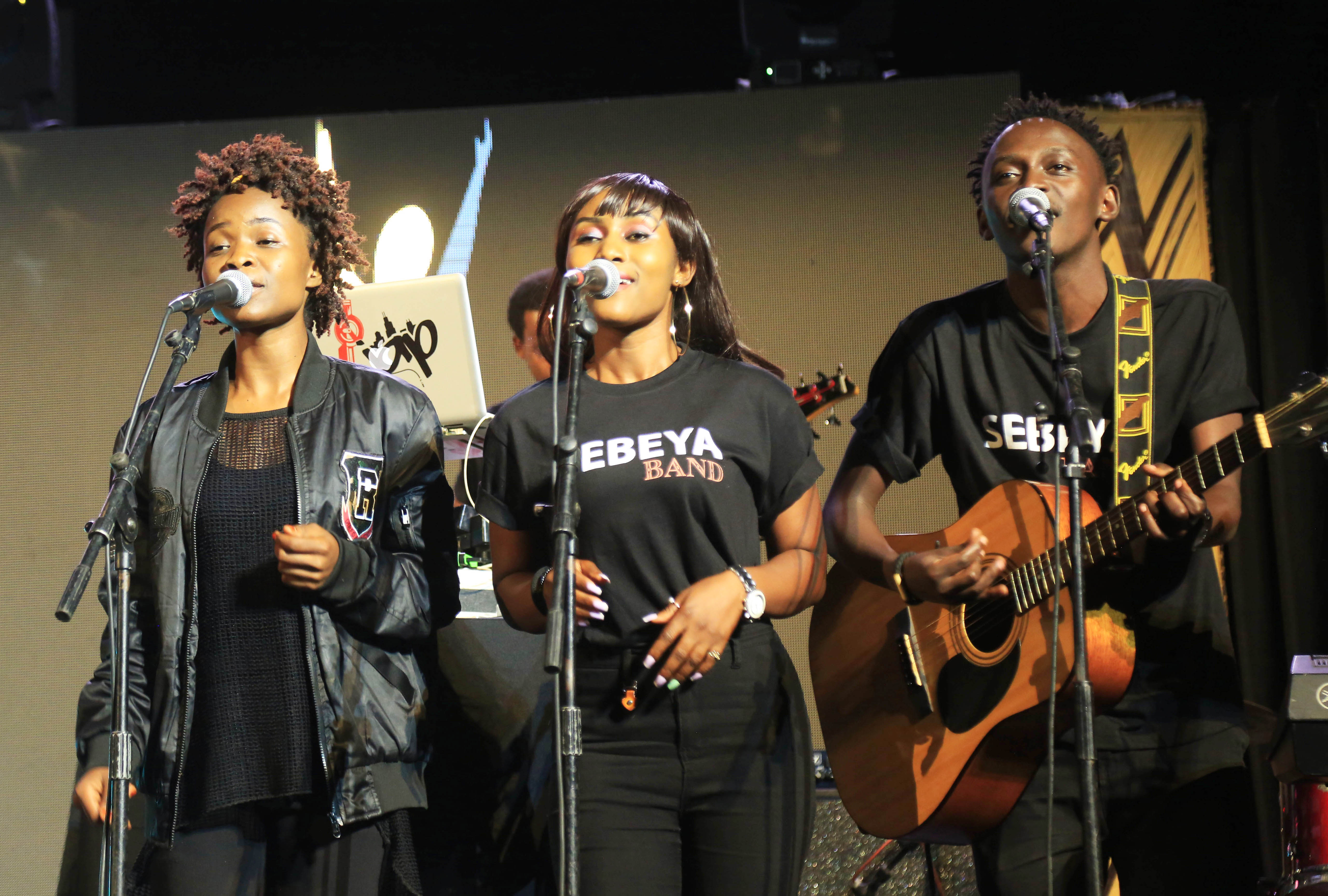 Sebeya band during a live band performance in Kigali. Live bands have been suspended as the government tightens Covid-19 guidelines. 