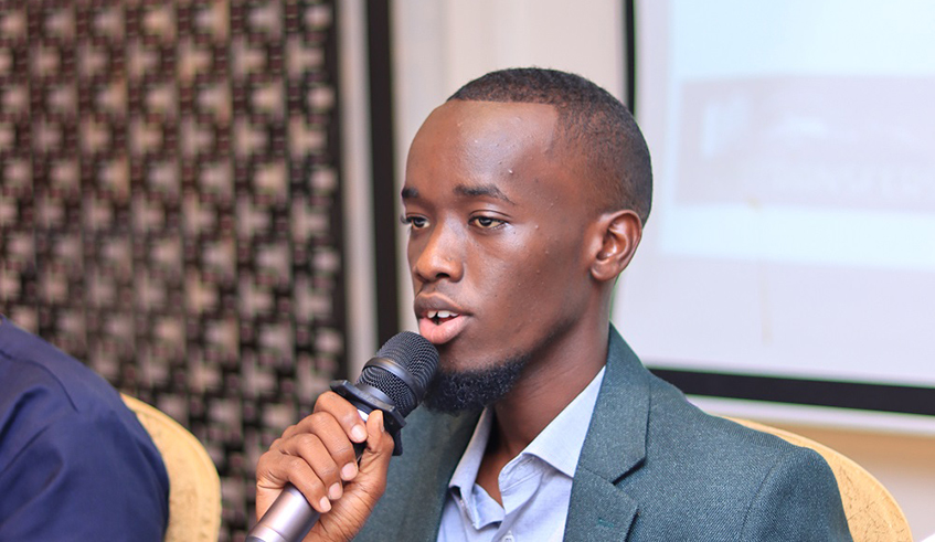 Moses Byiringiro, the CEO of Imanzi Ltd that organises Mister Rwanda. / Courtesy