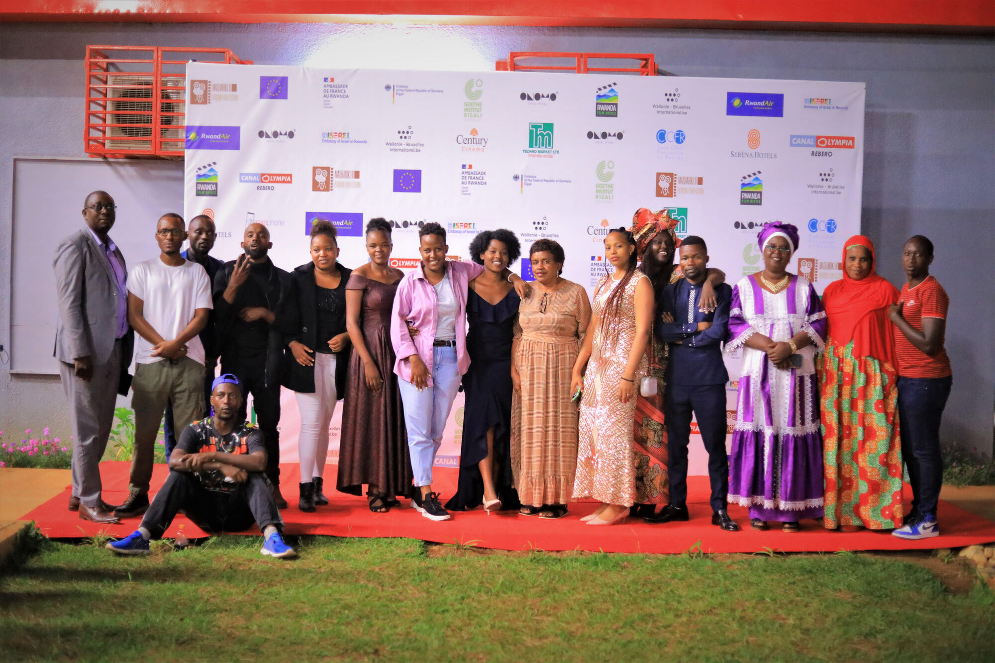 The team behind I Bwiza movie. 