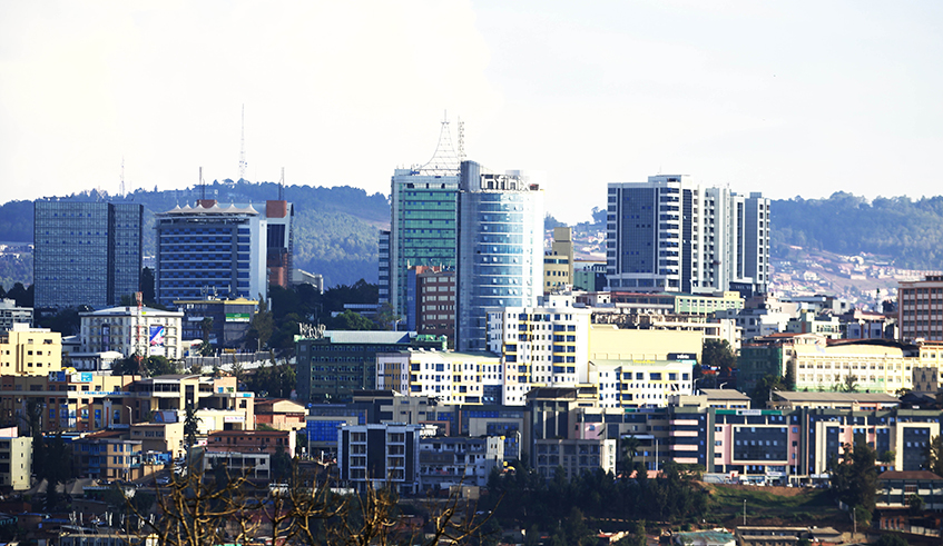 A view of Kigali City business district in the capital of Rwanda. / Photo: Sam Ngendahimana.