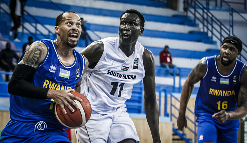 Rwanda narrowly beat South Sudan 62-58 during the African Championships qualifiers in February 2021. / Net photo.