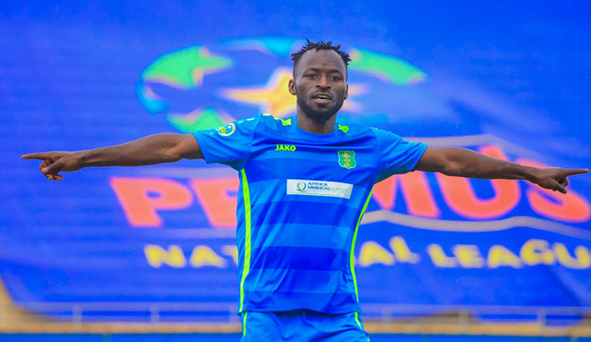 AS Kigali forward Shaban u2018Tchabalalau2019 Hussein is the leagueu2019s top-scorer with six goals in 11 appearances. / Photo: File.