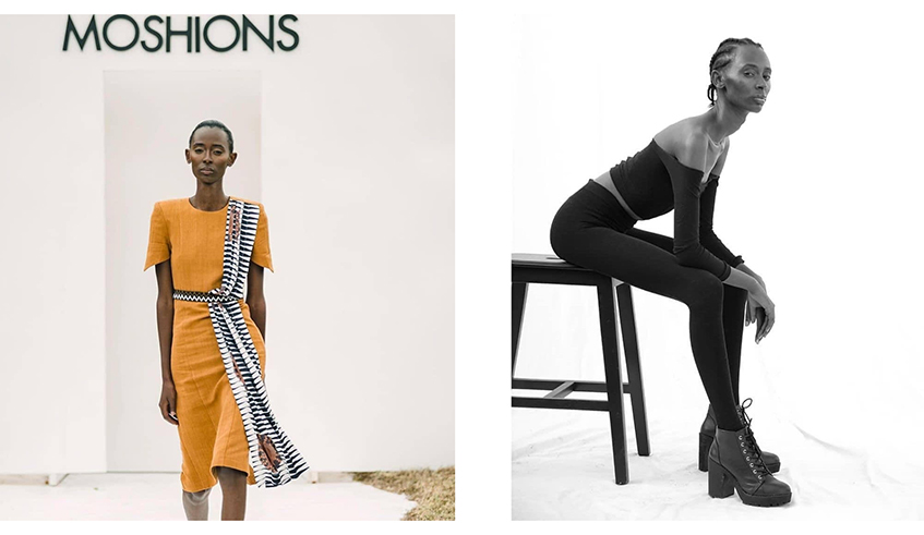 22-year-old Phionah Uwase is a professional model who has graced runways. Photos/Courtesy
