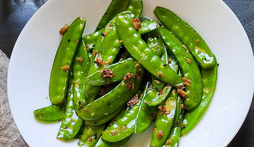 Snow peas can be found in local food markets.  Photo/Net