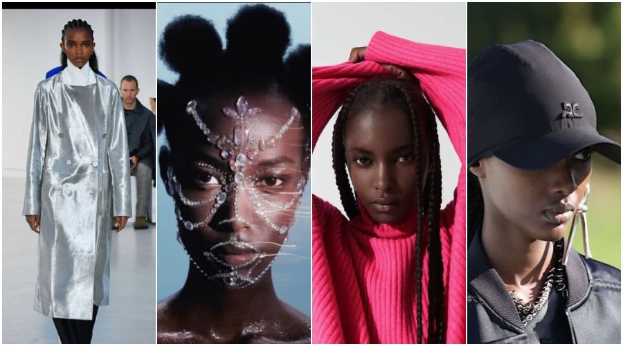L-R: Ornella Umutoni, Jennifer Girukwishaka, Christine Umunezero and Morella Isheja are some of the promising models to watch out for this year. 