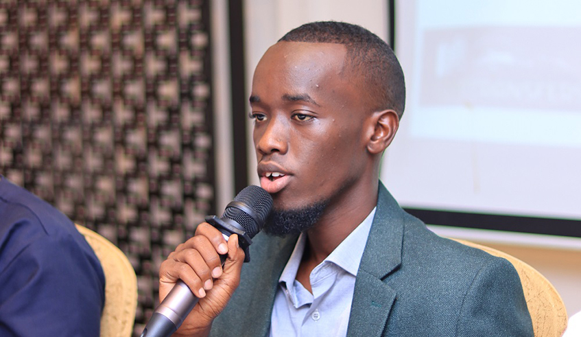 Moses Byiringiro, the CEO of Imanzi Ltd that organises Mister Rwanda. / Courtesy