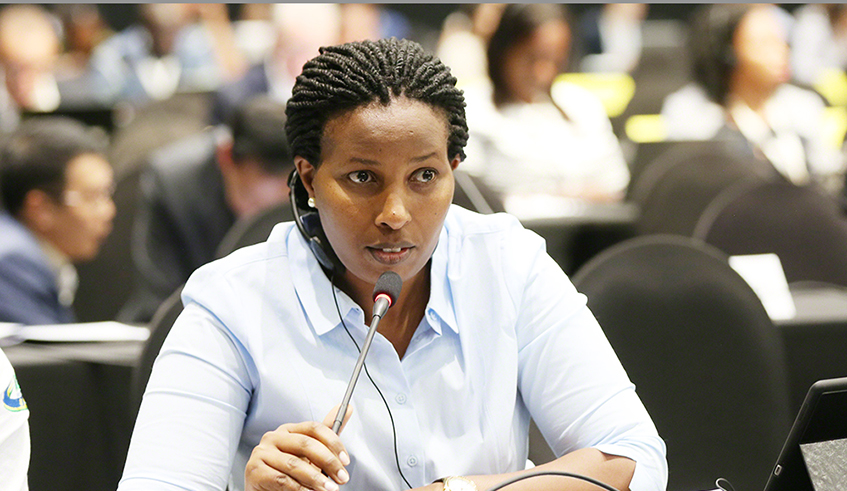 The Director General of Rwanda Environment Management Authority (REMA), Juliet Kabera . / Courtesy
