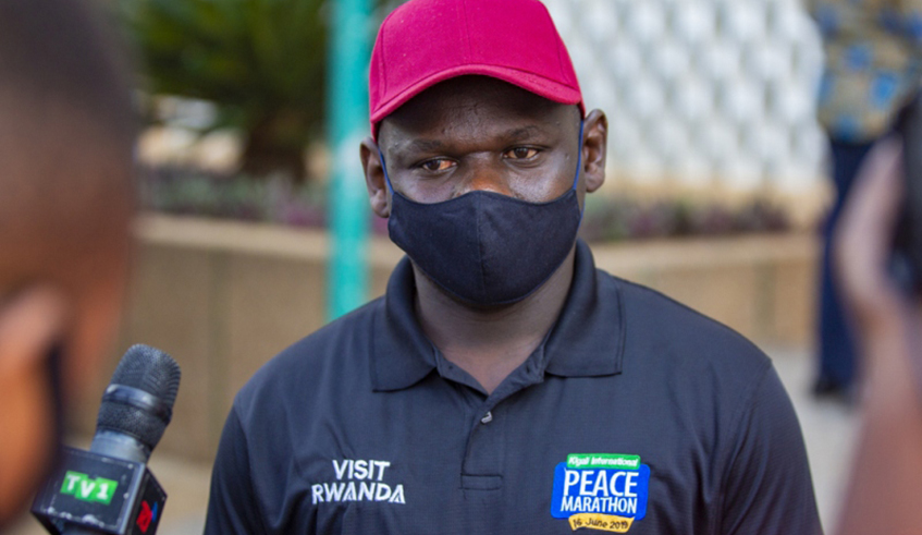 Olivier Umutangana, the Secretary General of the Rwanda Athletics Federation. / Courtesy