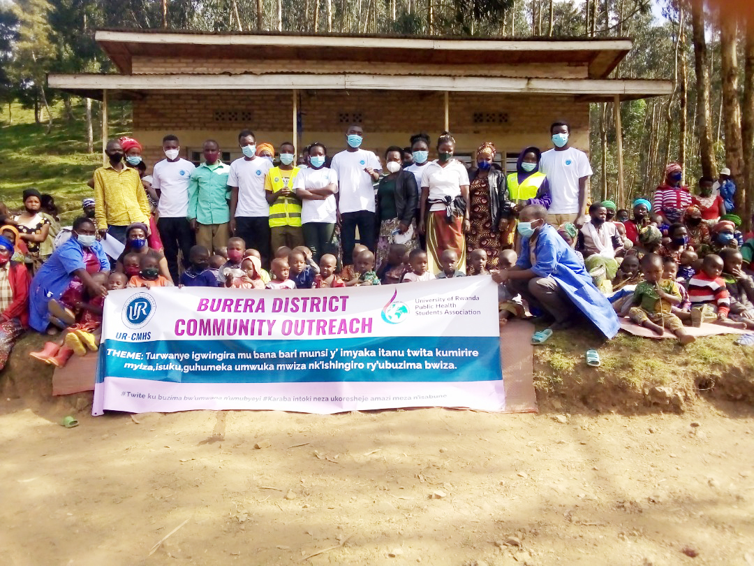 The Public Health Students Association from the University of Rwanda launched the campaign to end malnutrition in Burera.