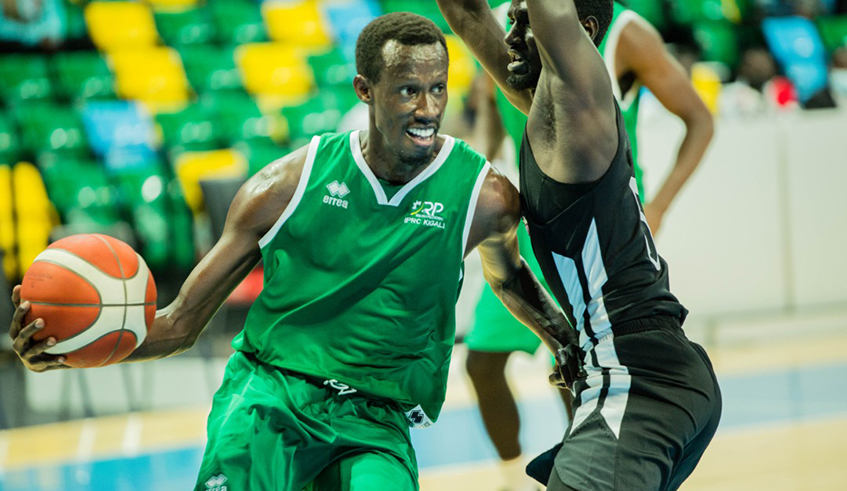 Bruno Nyamwasa (L), a player for IPRC-Kigali since 2016, featured in the 2021 All-Star Game last December. / Photo: File.