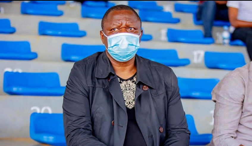Mike Hillary Mutebi followed the match as AS Kigali beat Bugesera 2-1 on Wednesday. Photo: Courtesy.