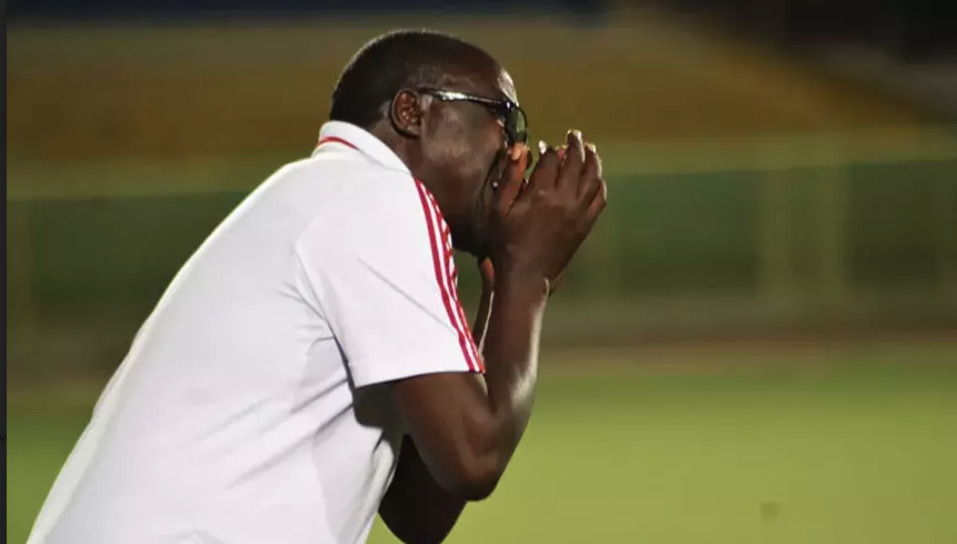 Etincelles FC head coach Abdou Bizimana believes his team can avoid relegation. / File