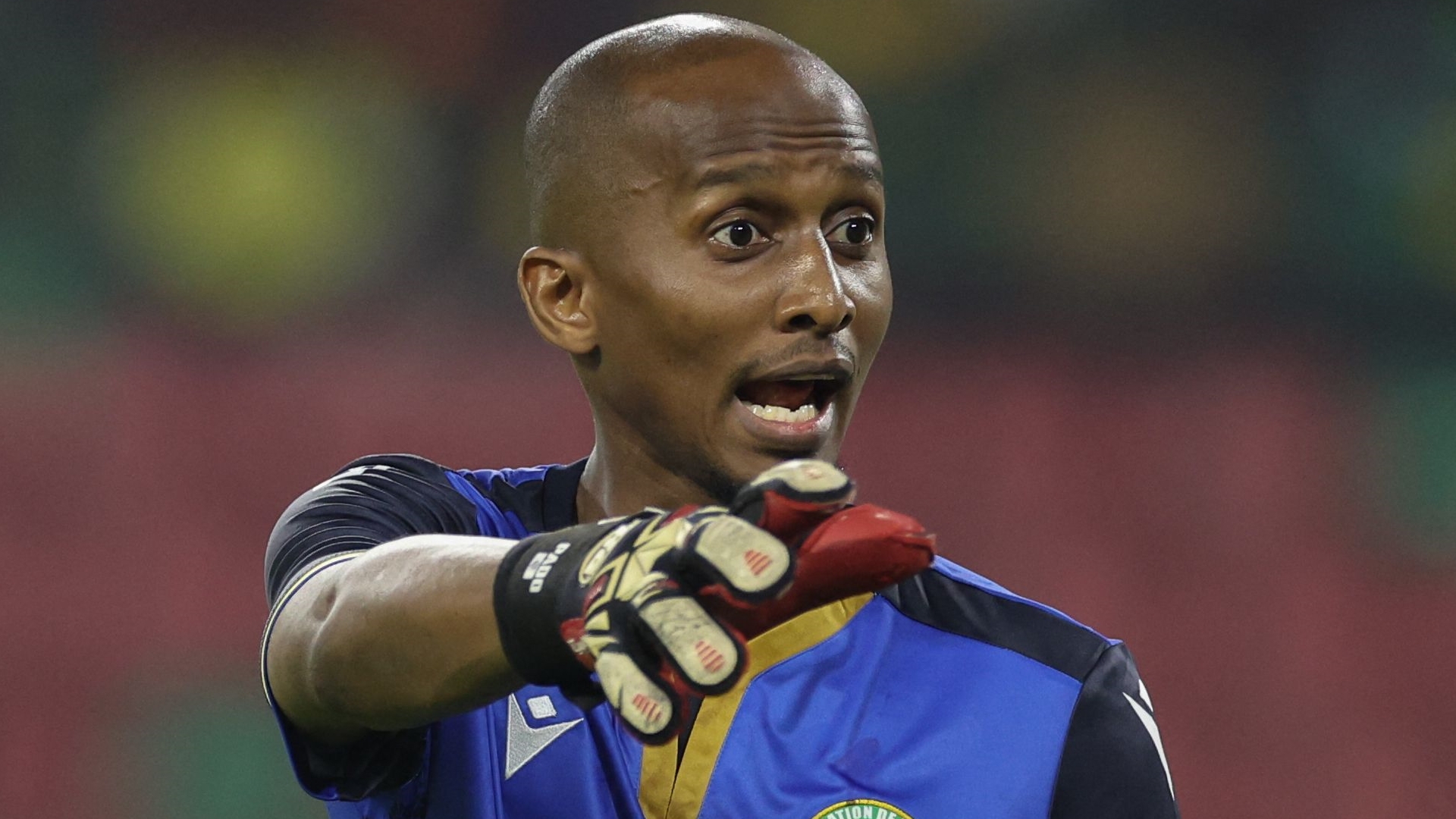 Chaker Alhadhur, a left-back, started in goal for Comoros after 12 of their players tested positive for Covid-19. 