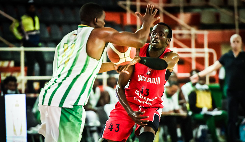 Dieudonne Ndizeye (#43) was instrumental in qualifiers for South Sudanese side Cobra Sport as they secured a ticket to the BAL 2022 regular season. / Net photo.