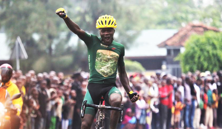Jean Eric Habimana, then aged 19, won the 2020 Heroes Day race. / Photo: File.