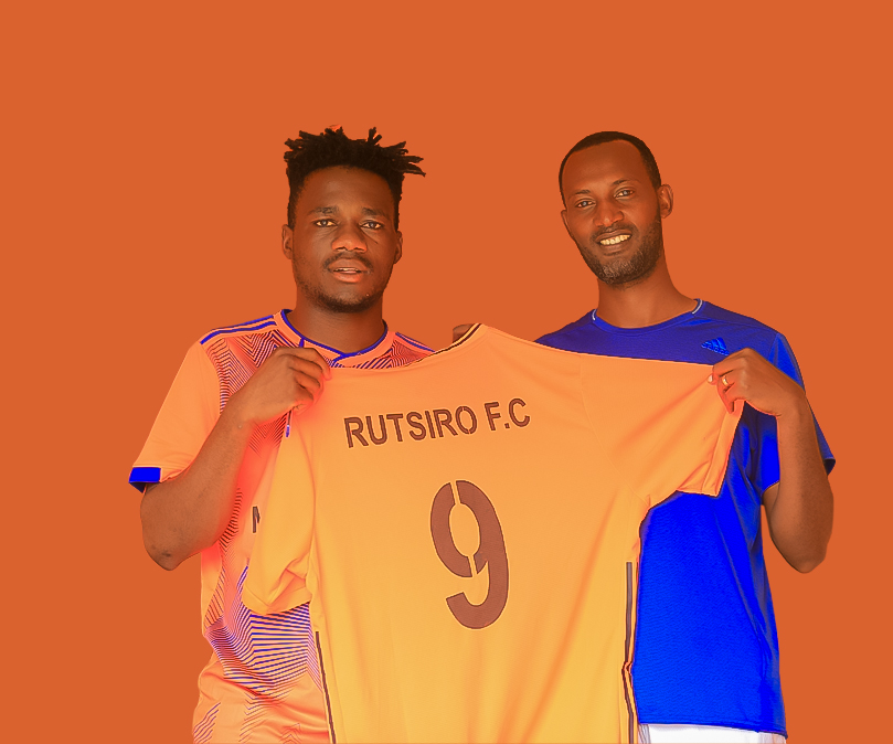 Mumbere Malekidogo (L) was unveiled and offered shirt No 9 on Wednesday. 