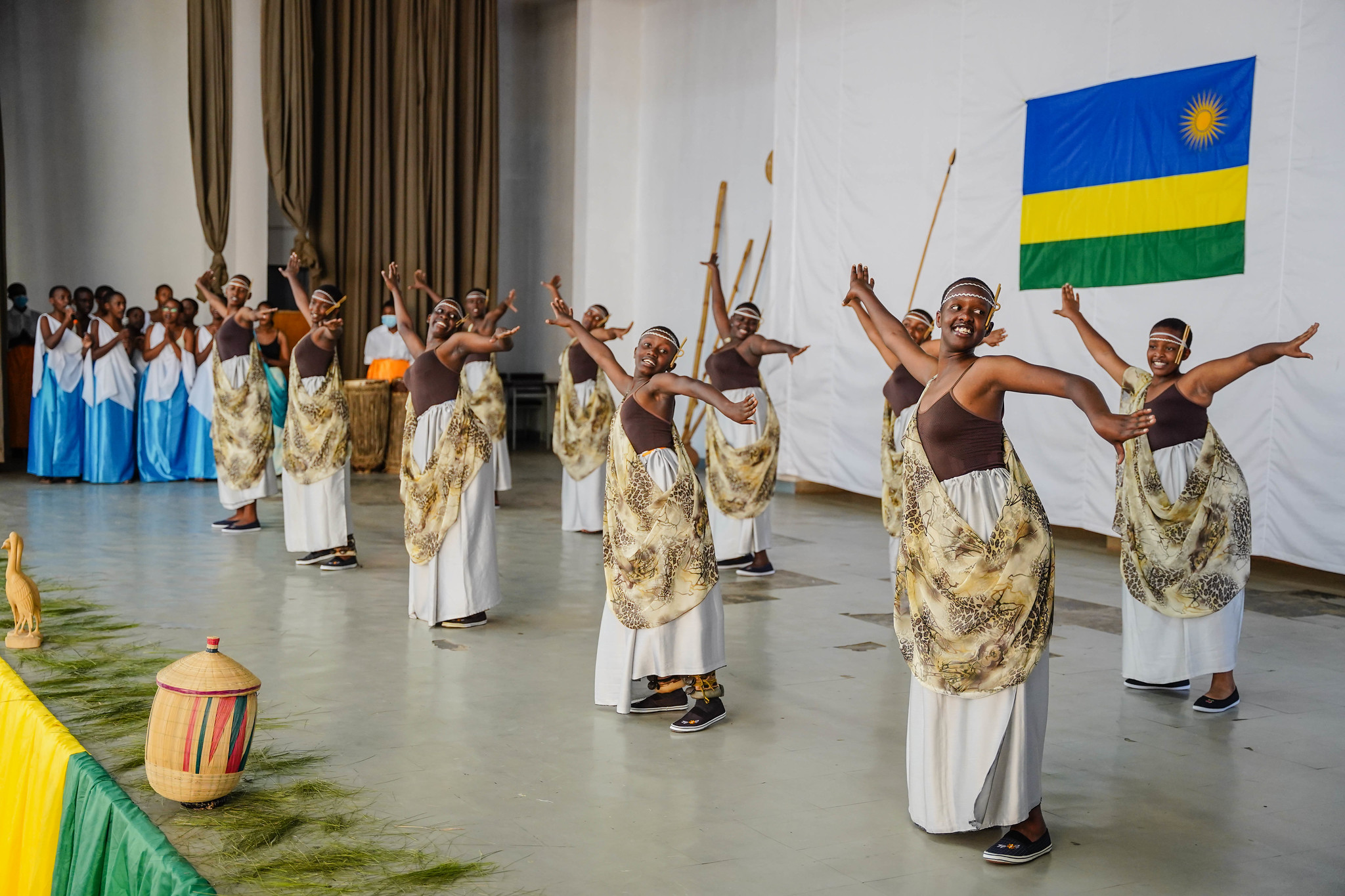 Students ballet entertain the audience during the official launch of the cultural month at LycÃ©e Notre Dame de Citeaux in Nyarugenge District on February 2. Dan Nsengiyumva