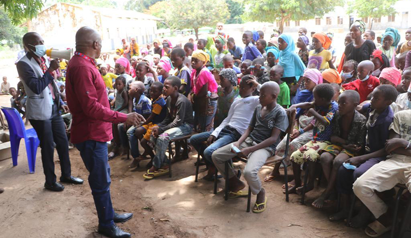 Children turn up for school reopening in Cabo Delgado after five years of insecurity in the area. More than 4,500 children in 11 primary schools in the northern Mozambican city of Palma went back to school on Monday, / Courtesy