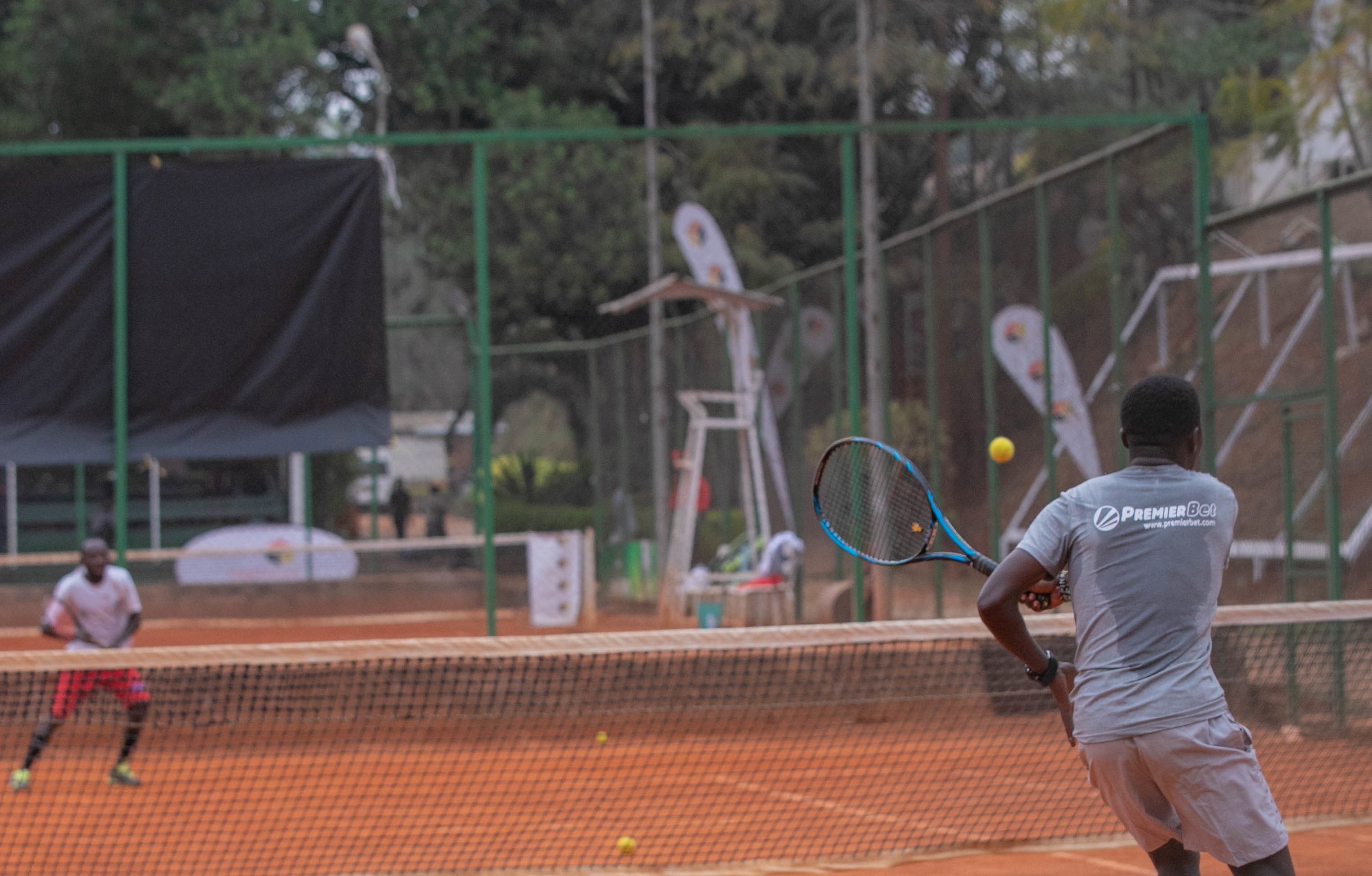 Tennis players during a past match at Cercle sportif sports club in Kigali. / Photo: File.