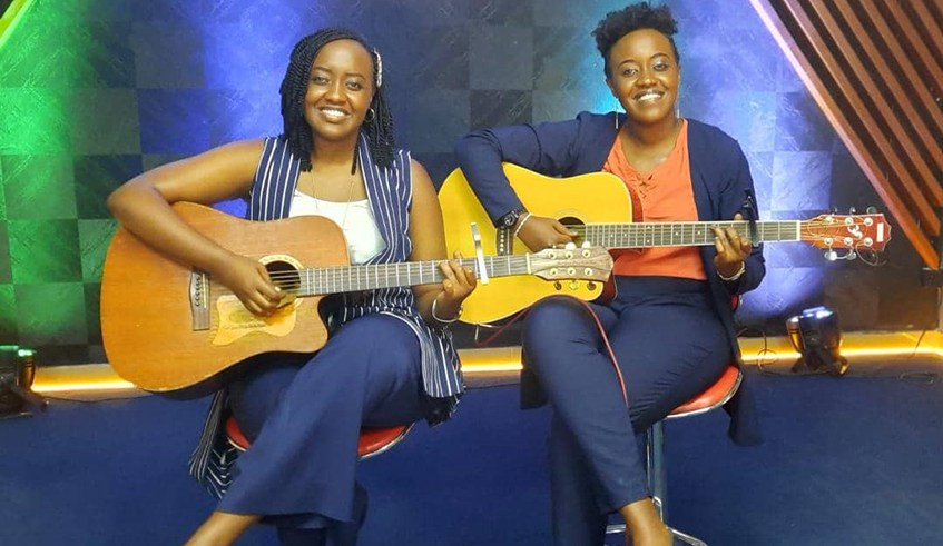 The twins also play the guitar. Photos/Courtesy