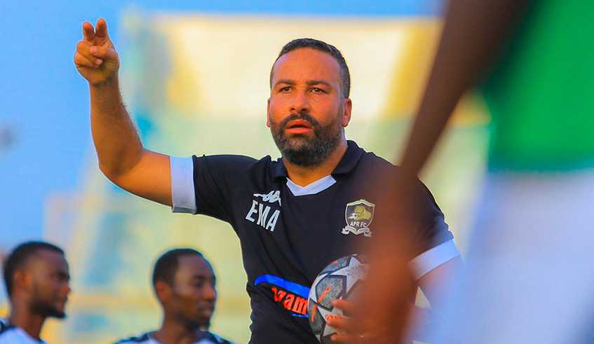 Adil Mohammed Erradi was appointed as APR head coach in July 2019, and had not lost a league game until last week. / Photo: Courtesy.