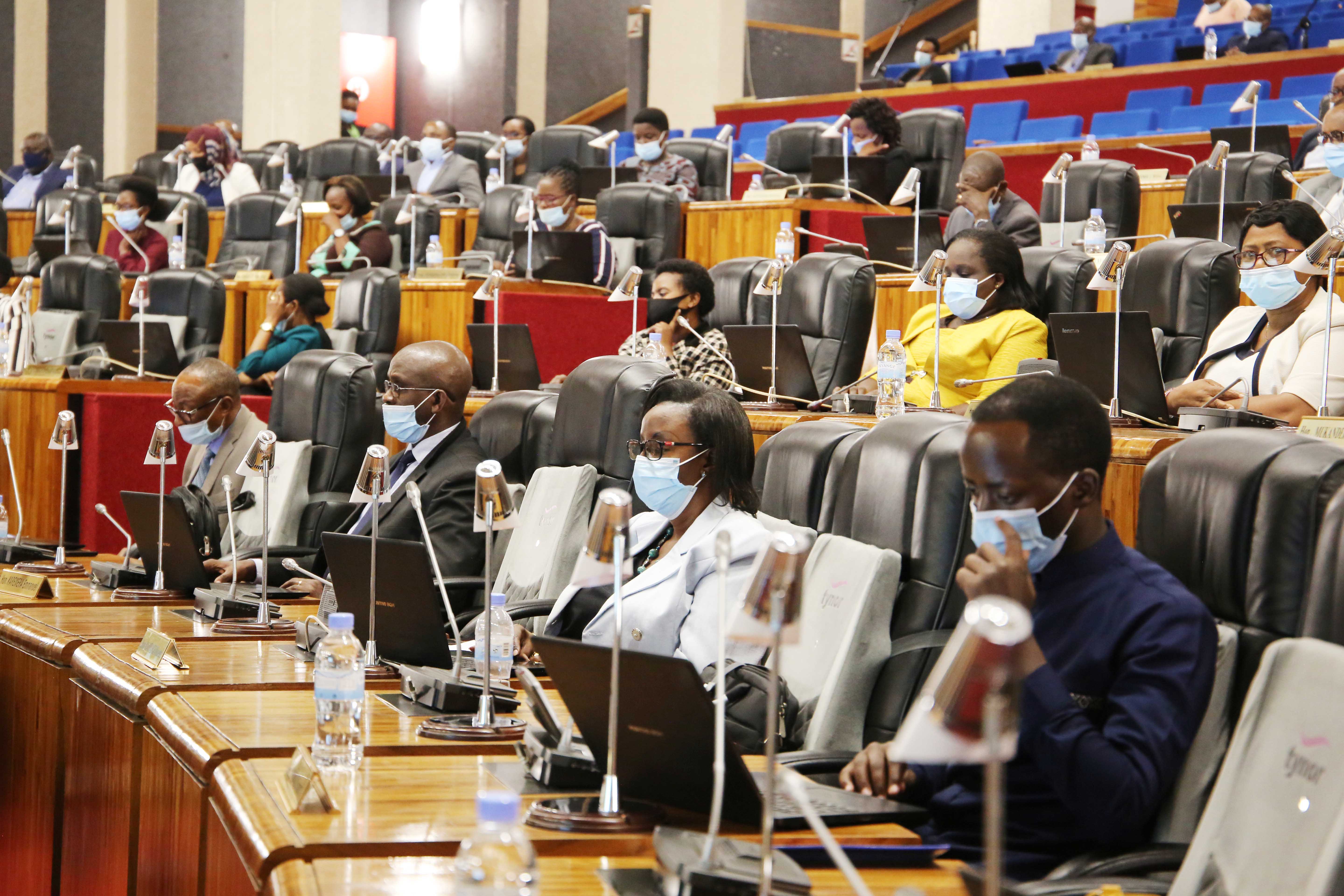 Members of parliament during a session in 2020. Photo by  Craish Bahizi
