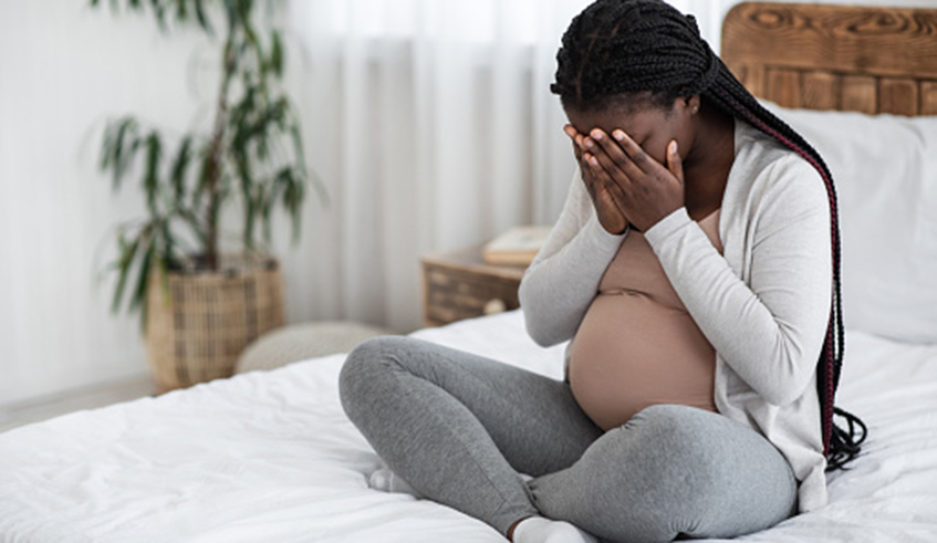 Many women experience depression during  pregnancy. Photo/Net