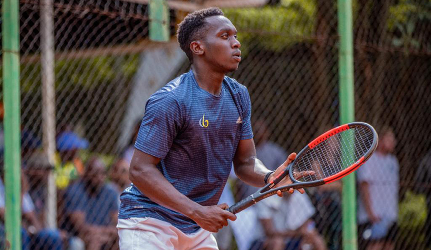 Tennis player Bertin Karenzi will leave the country on February 15 to start a tennis scholarship program at the Morgan State University in the United States. / Courtesy