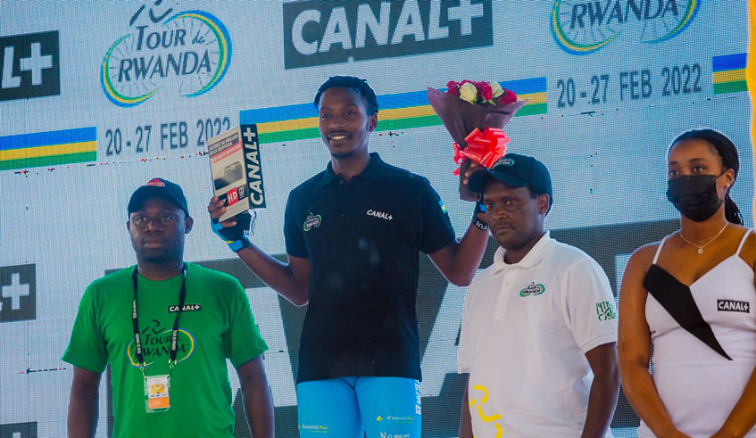 Rwanda international cyclist Renus Uhiriwe says one of his targets is to win a major cycling race on African soil. / Courtesy