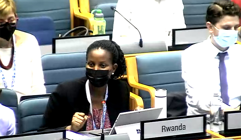 Juliet Kabera, Director General, Rwanda Environment Management Authority, currently in Kenya ahead of negotiations, is Rwanda Representative in drafting the global treaty on eliminating plastics