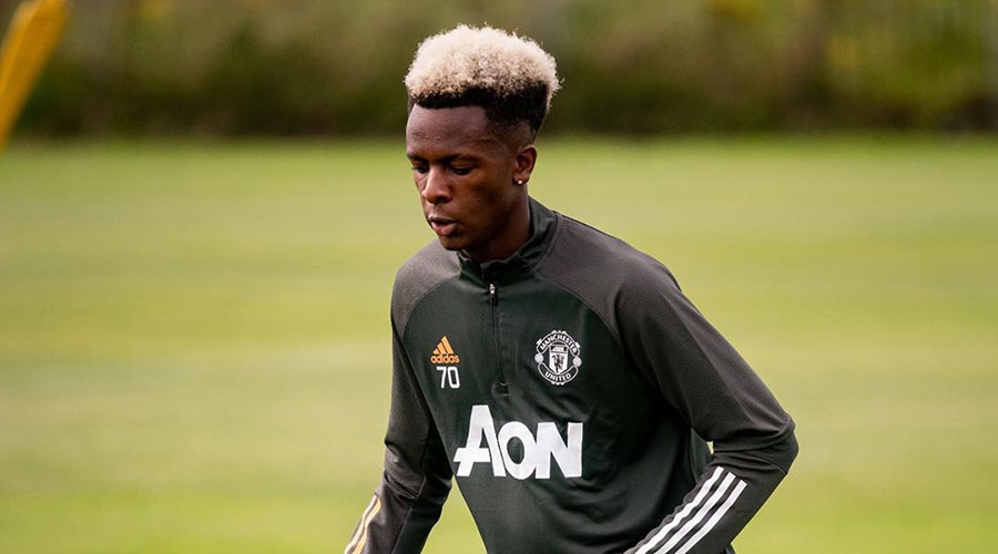 Rwandan teenager Noam Emeran was on target for the Under-23 side of Manchester United as they defeated Derby on Sunday. 