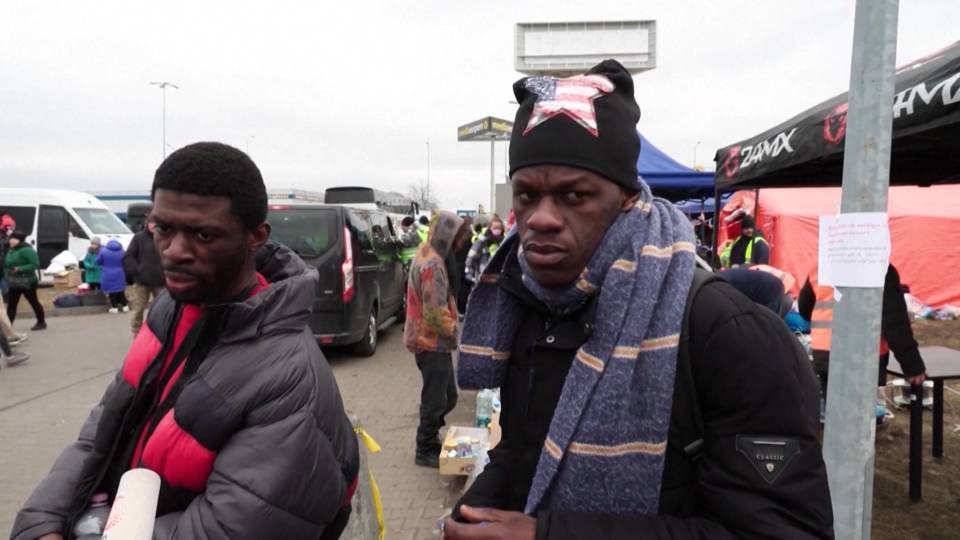 Some of the Africans try to flee Ukraine to Poland border on February 28. According Professor Herman Musahara, an economic analyst, the sanctions on Russia will also affect Rwanda. 