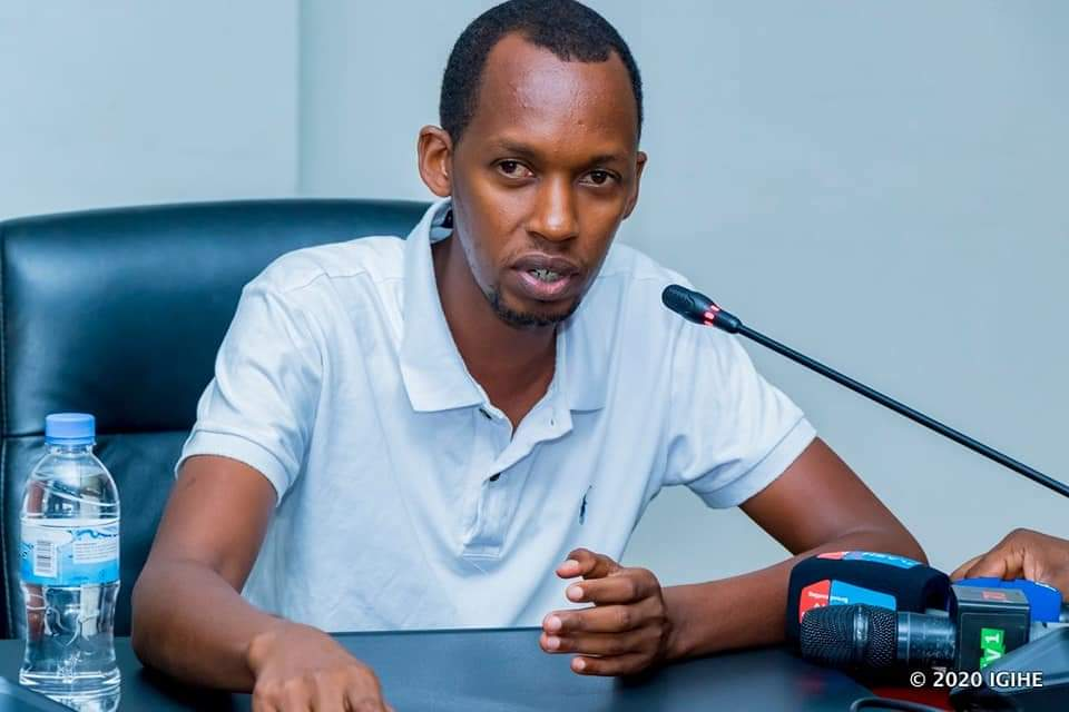 Philbert Ndugu, the Technical Director of Rwanda Tennis Federation. Photo: Igihe.