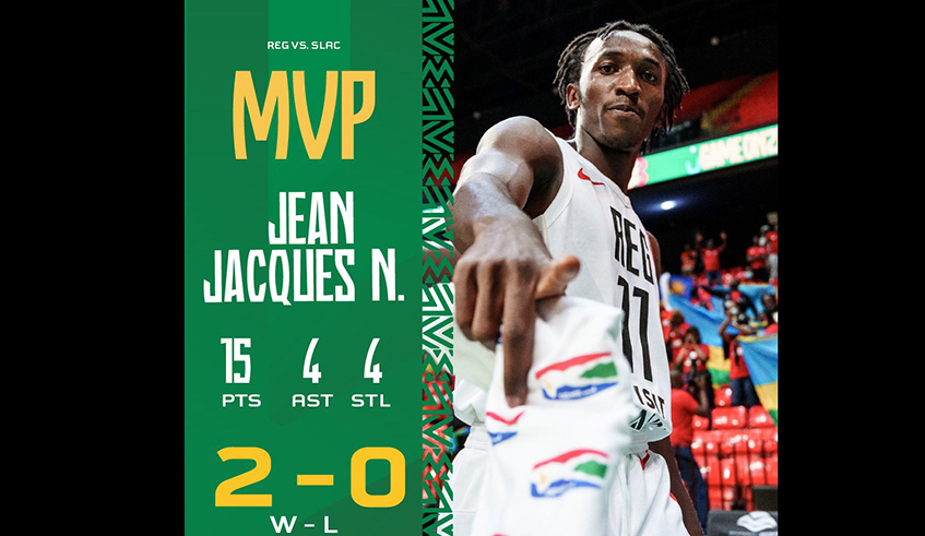 Point guard Jean Jacques Wilson Nshobozwabyosenumukiza