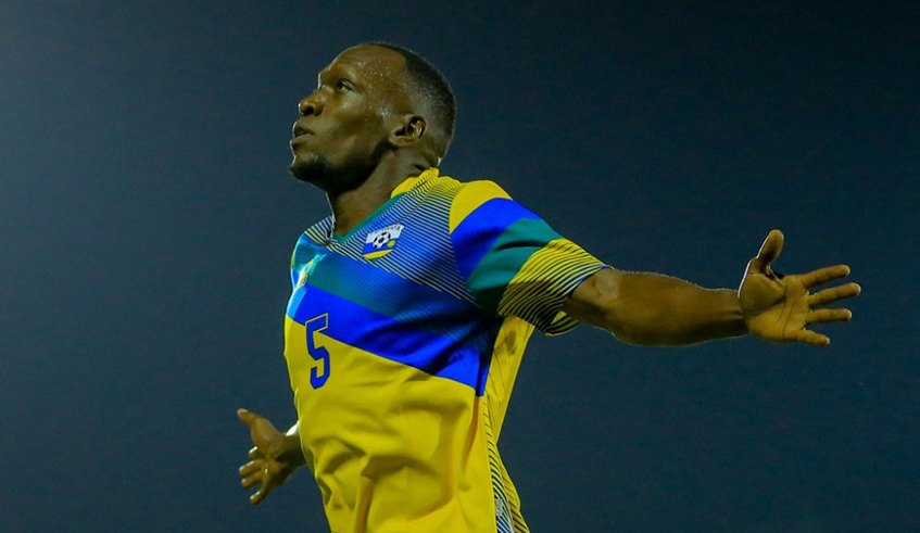 Meddie Kagere, a 35-year-old Rwanda international, plies his trade with Tanzania football powerhouse Simba SC since 2018. File.