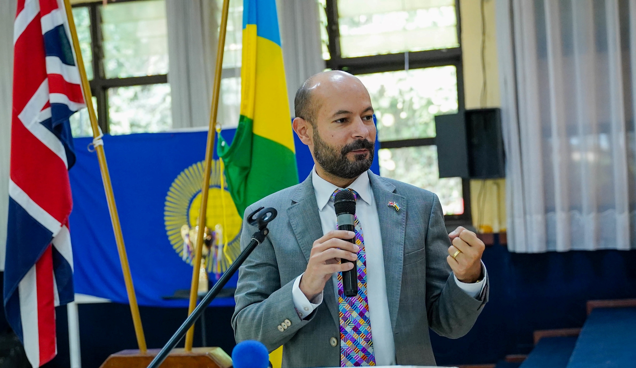 Omar Daair, the British High Commissioner to Rwanda. 