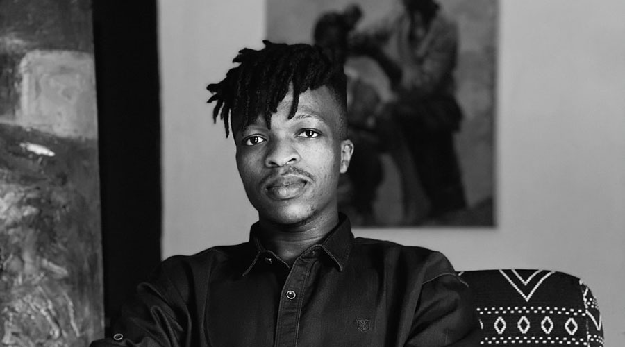 Visual artist Antoine Izere. 