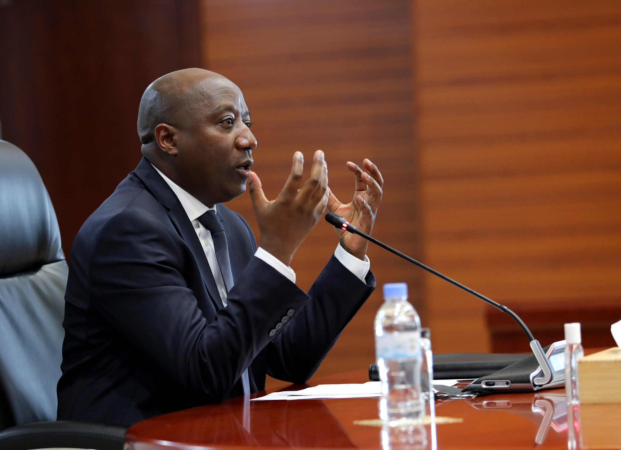 PM Ngirente held a press conference on the ongoing economic recovery process. 