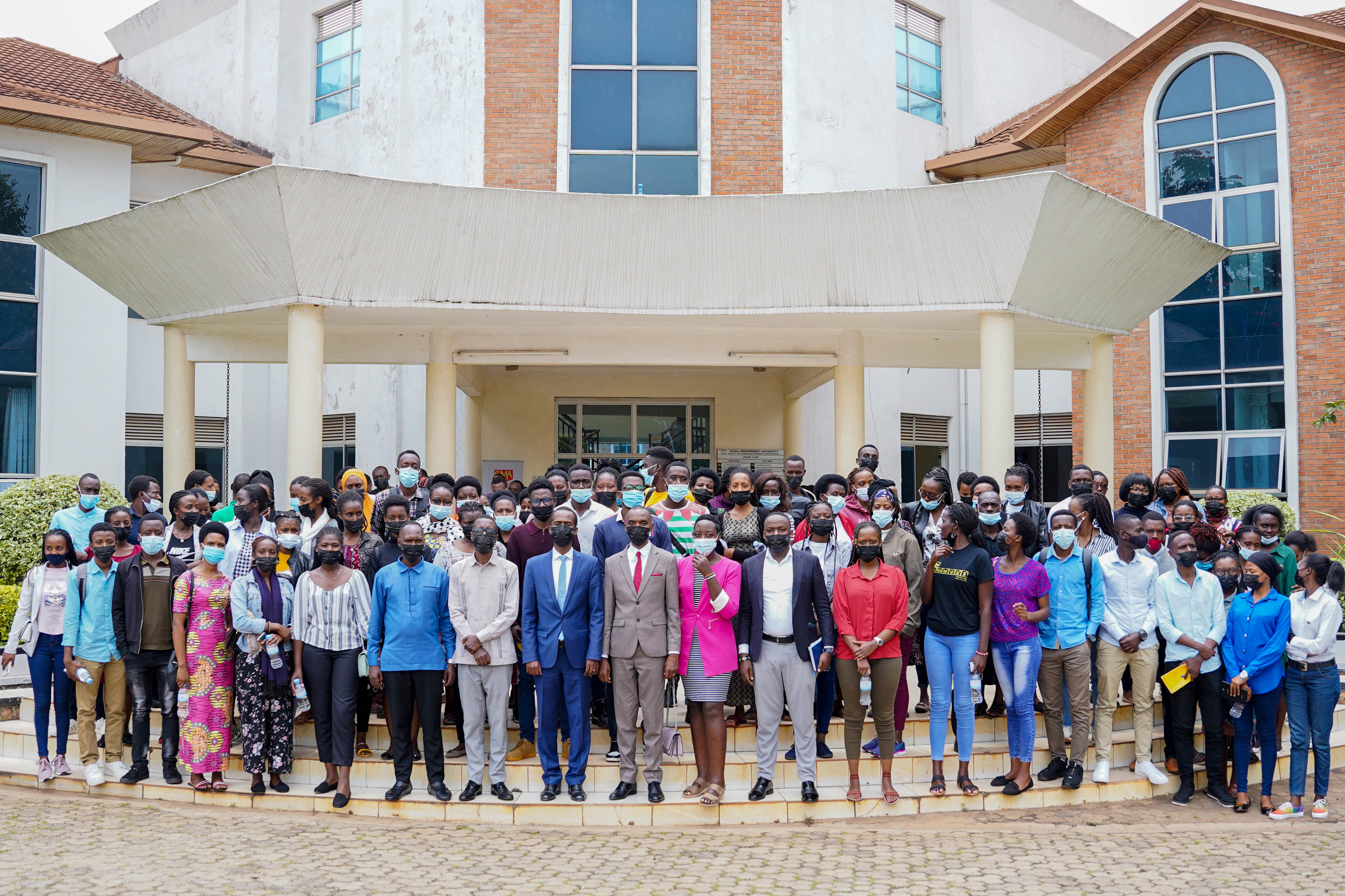 Officials and students during the official launch the 9th edition of Capital Market University Challenge on March 17. 