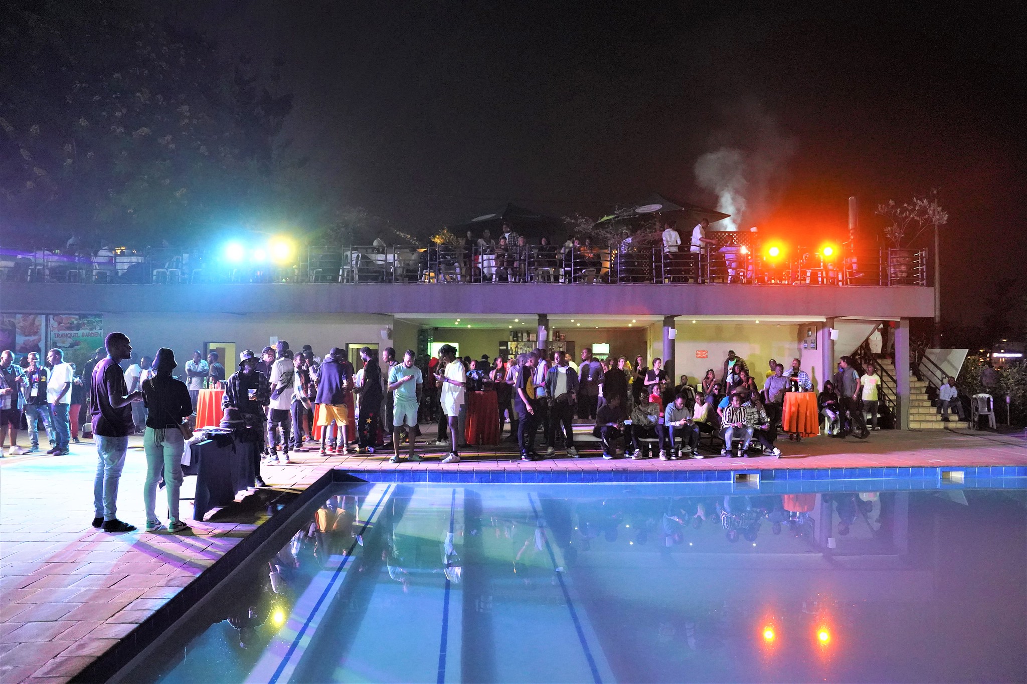 Fans at the Ycee show that was eventually stopped by City of Kigali. 