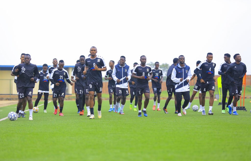 APR players during a training session recently. The army side are second on the league table. 