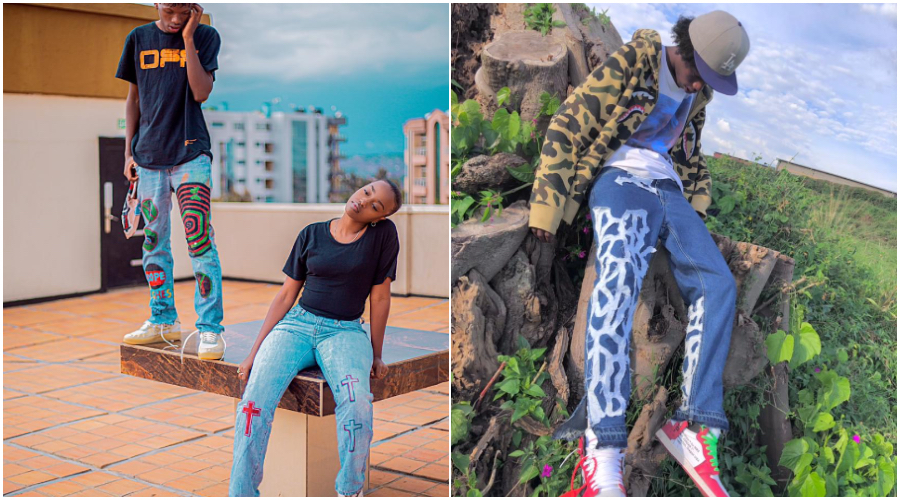 Some of the designs made by Ndayisaba. 