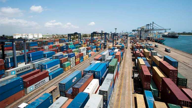 A view of a cargo container terminal at Dar es Salaam port. The regional business body recently urged East African Community partner states to adopt the proposed 35% as the maximum CET rate.