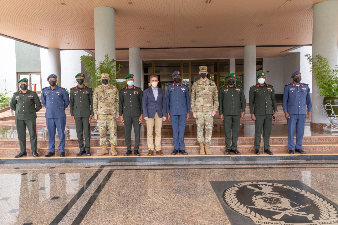 Major General William Zana and his delegation were received by RDF top officials. Courtesy 