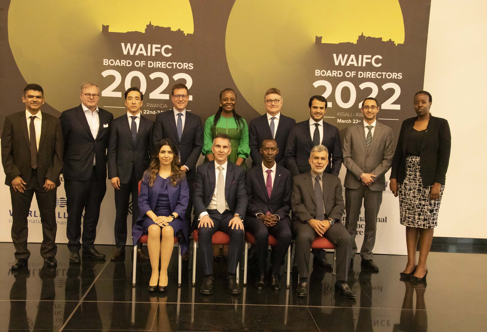 WAIFC Board members pose for a group photo. Rwanda joined WAIFC in October 2020. Courtesy.