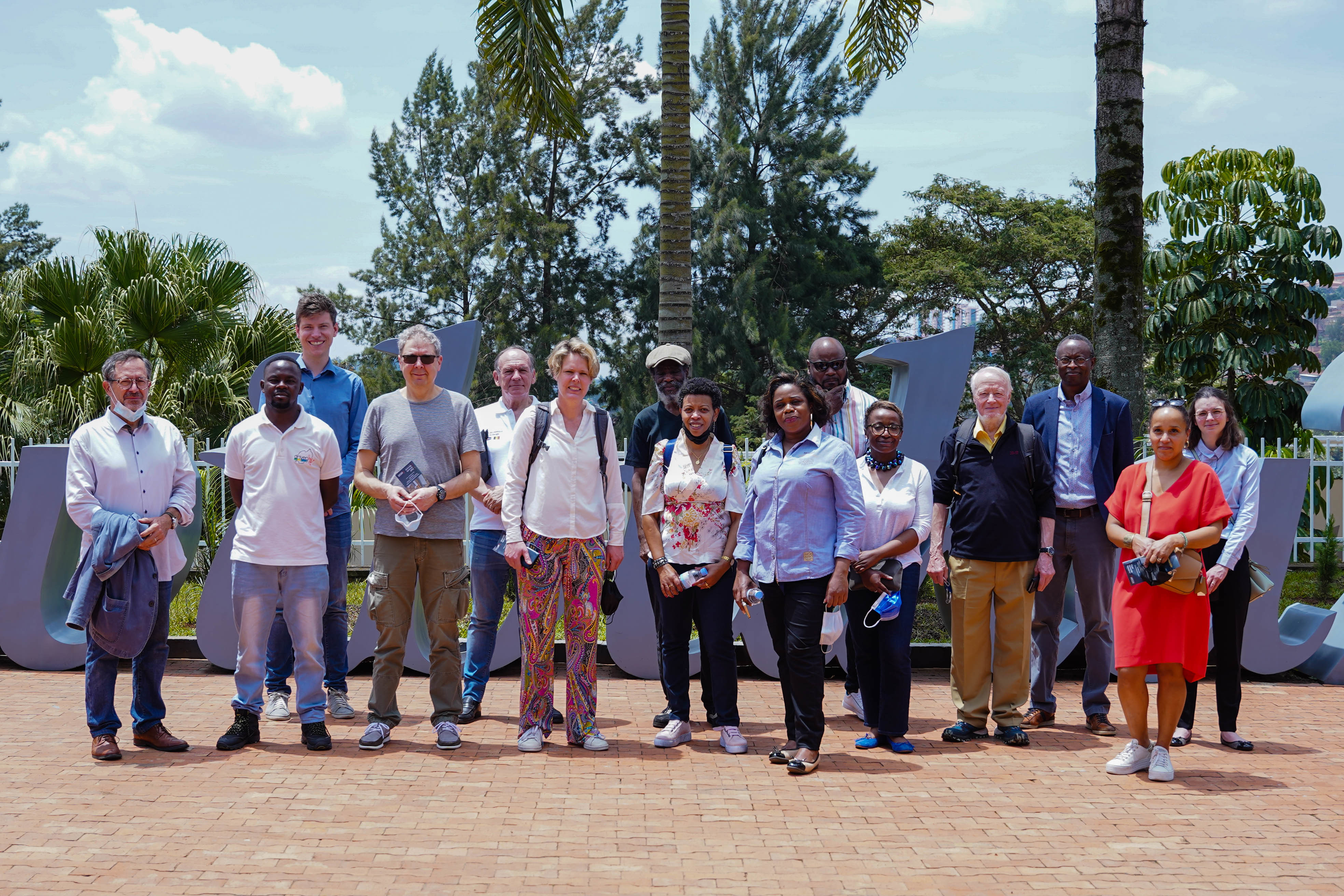 Members of the Belgian business delegation who are on a trade mission in Kigali visited the Kigali Genocide Memorial on Sunday, March 27. 